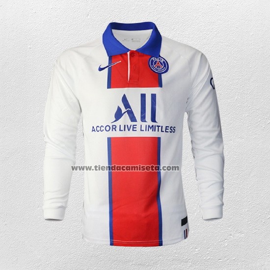 Segunda Camiseta Paris Saint-Germain Manga Larga 2020-21